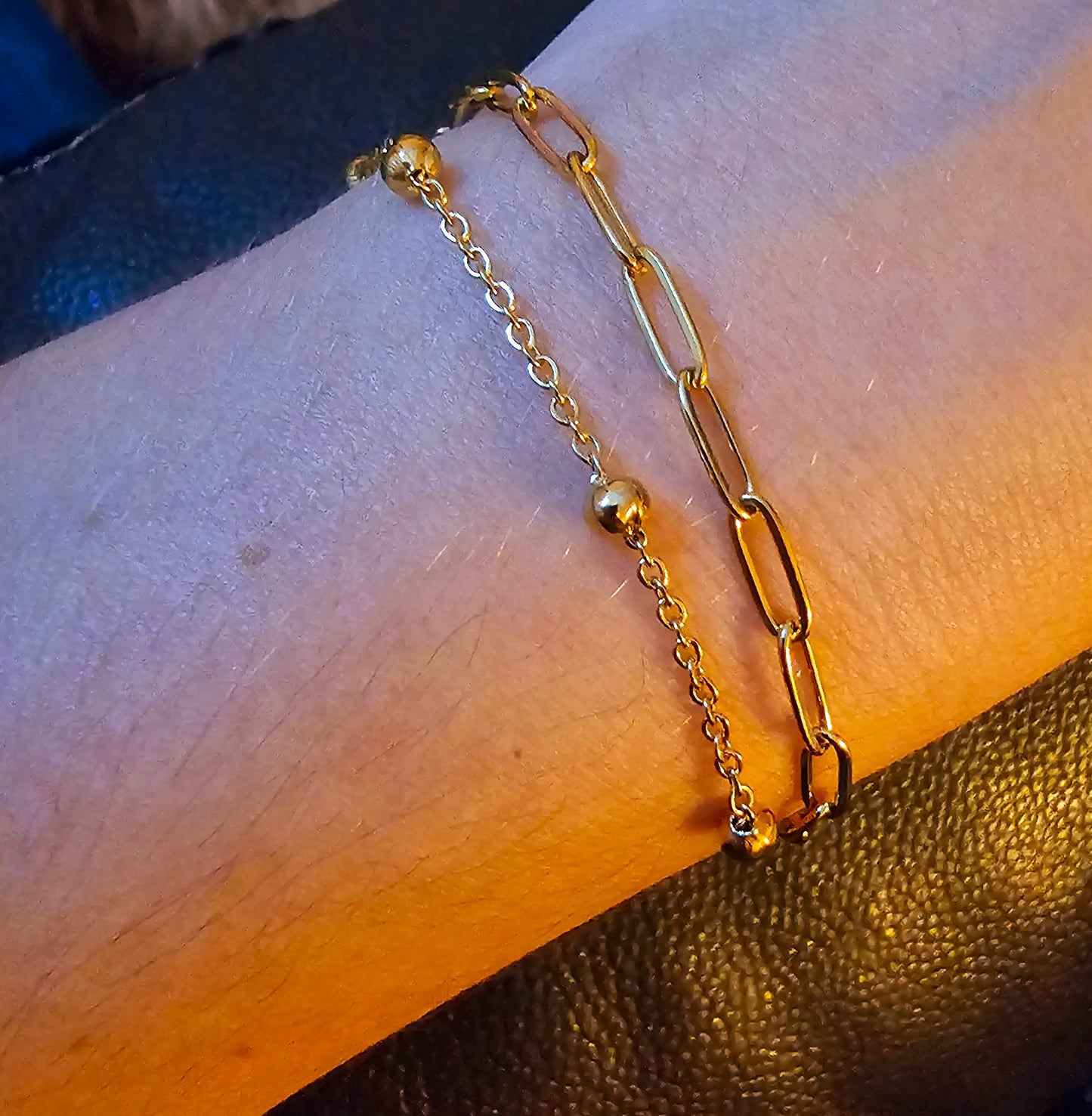 Unique mutli Gold bracelet