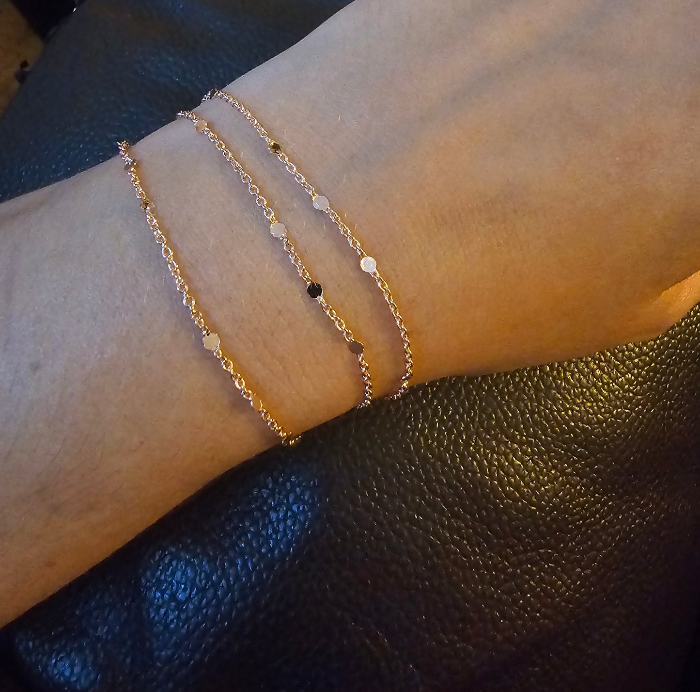 Rose-Gold Wrap Bracelet