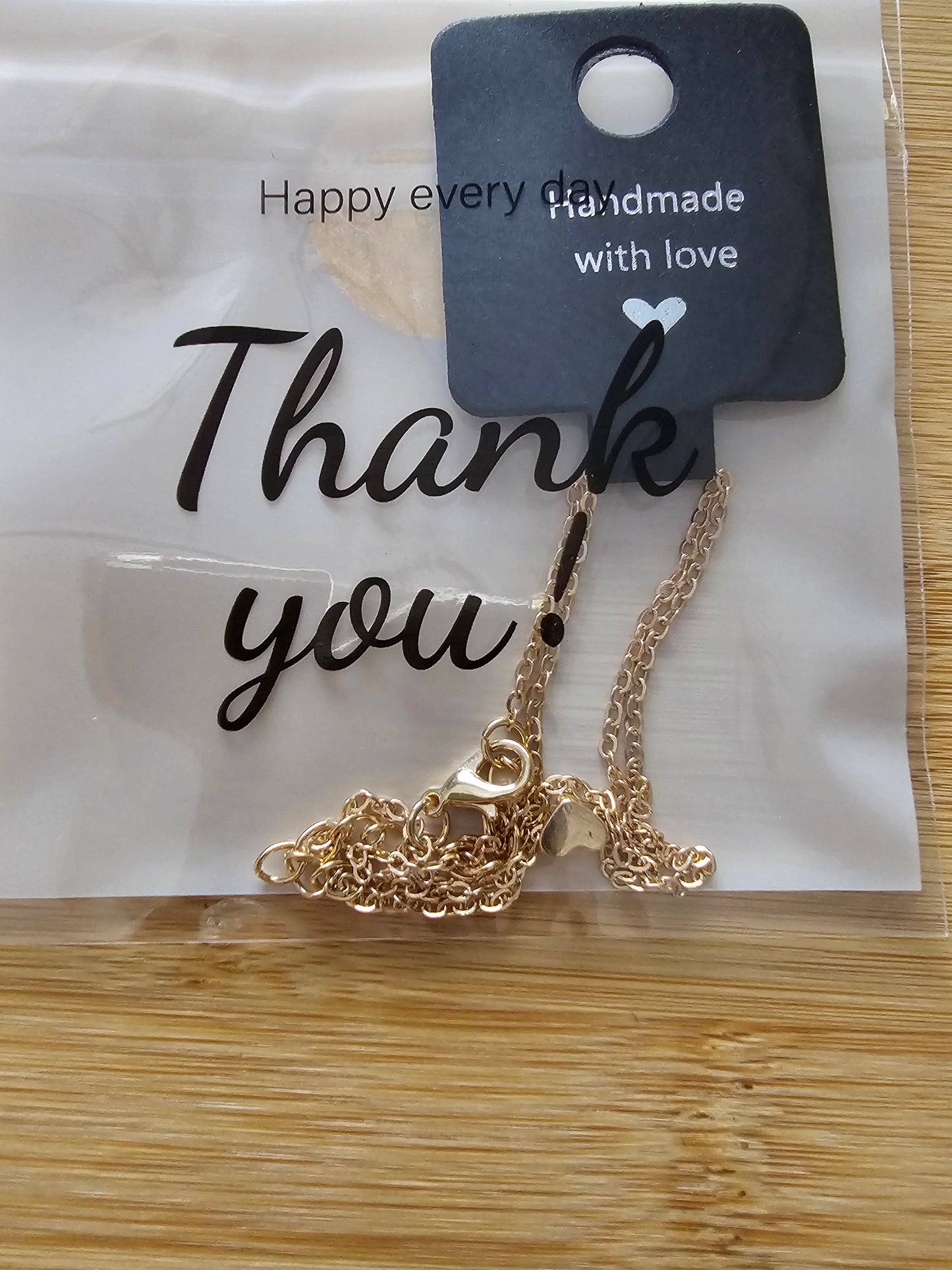 Gold heart bracelet