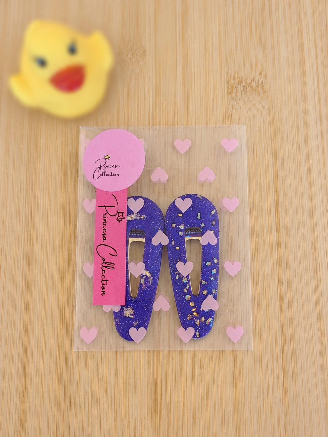 Purple Hair Clips
