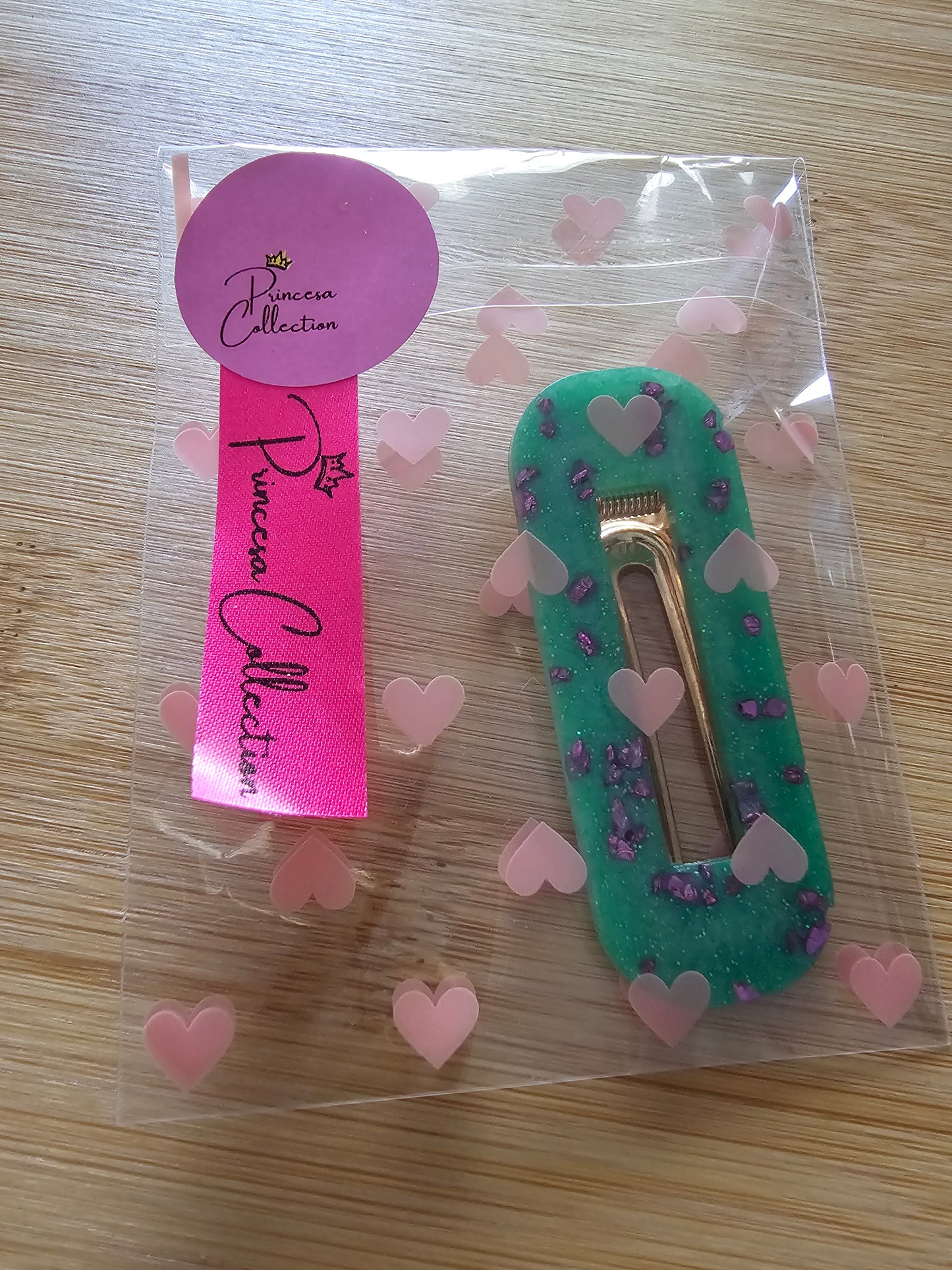 Green Hair Clip