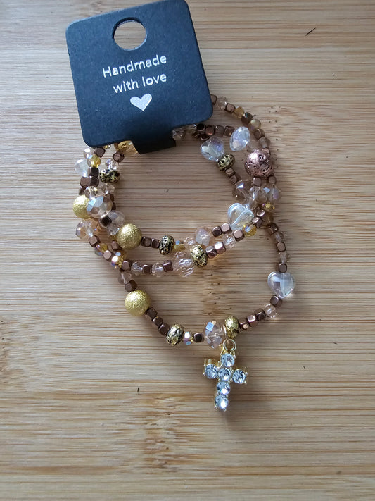 Brown Bronze wrap bracelet