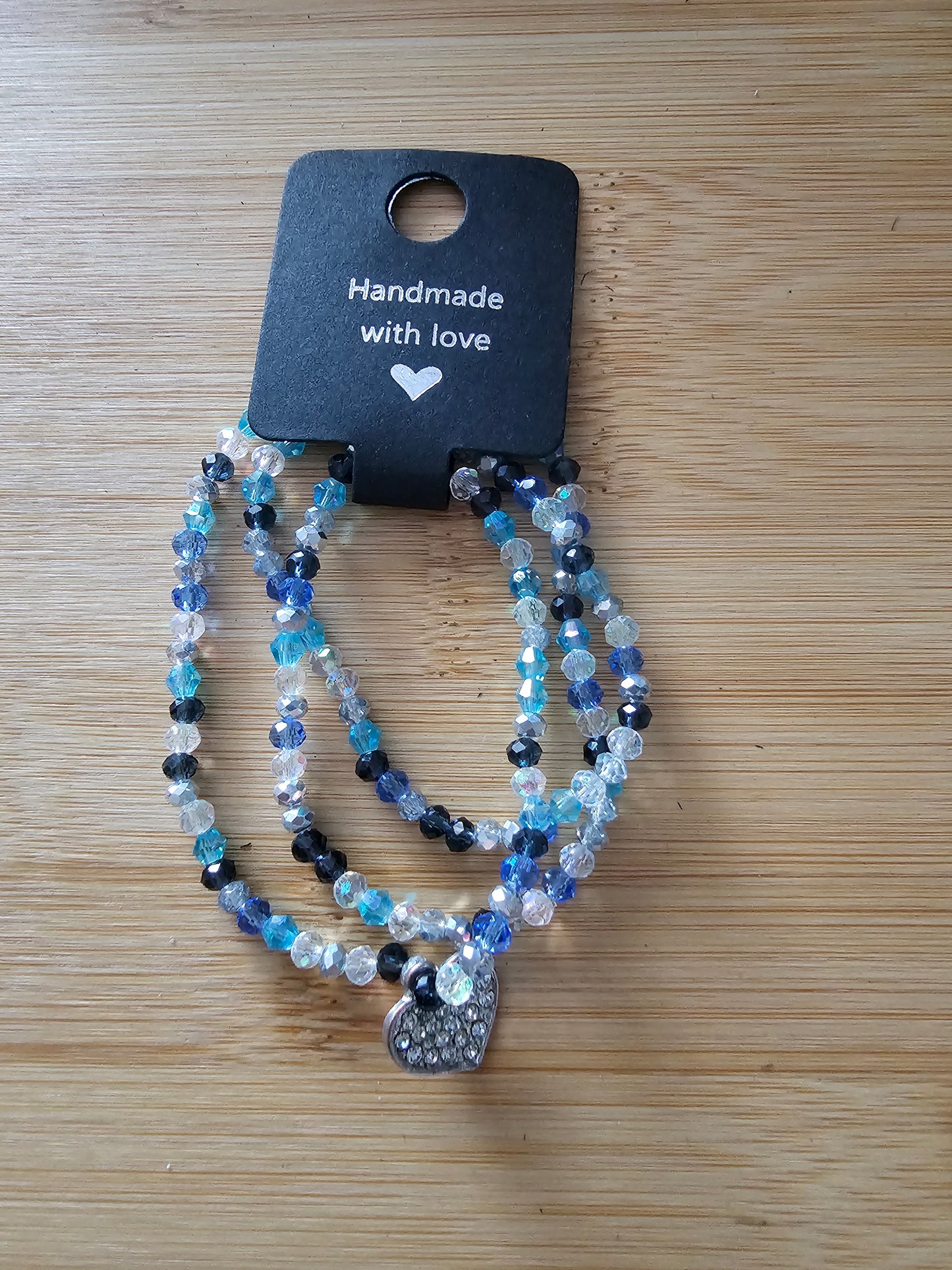 Blue wrap bracelet