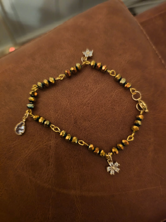 Gold and Bronze Bracelet