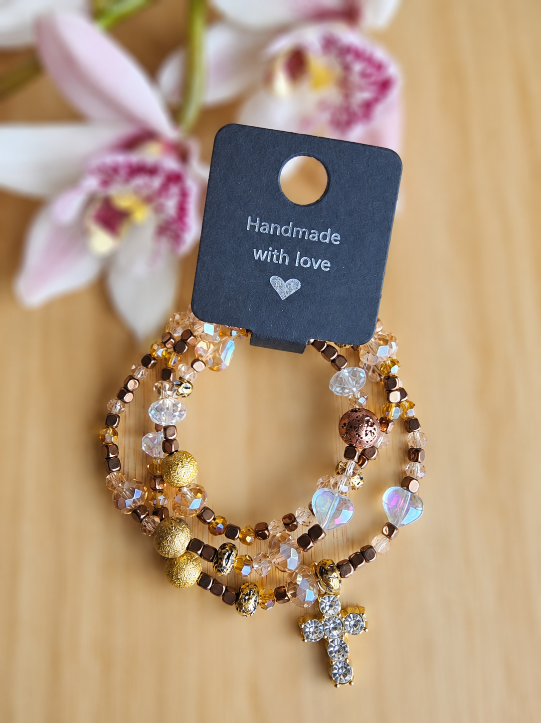 Brown Bronze wrap bracelet