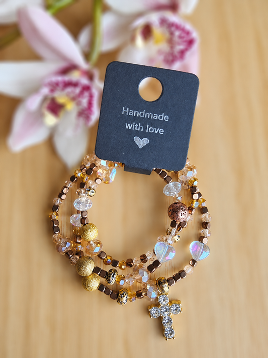 Brown Bronze wrap bracelet