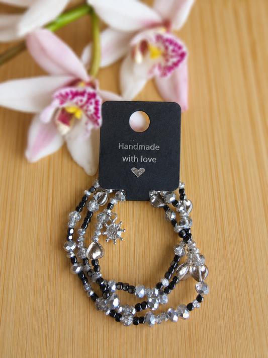 Grey wrap bracelet